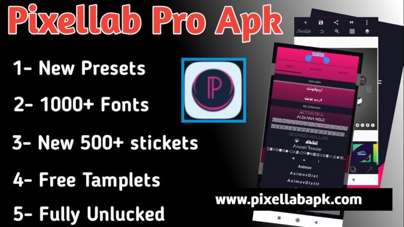 Pixellab APK Download | Text on picture is a powerful photo editor with many amazing overlays